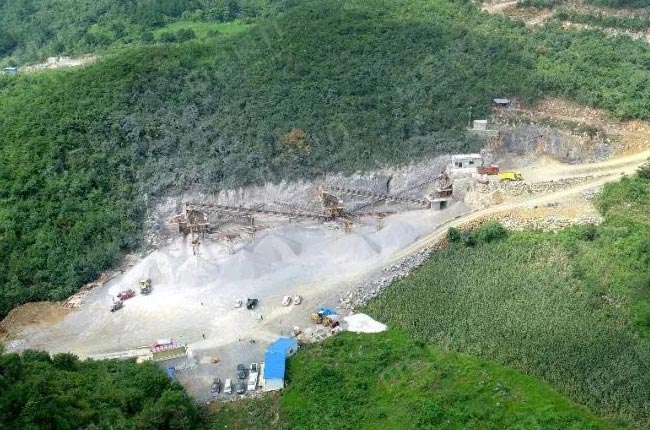 杜鵑礦業(yè)時產(chǎn)500噸石子機流水線