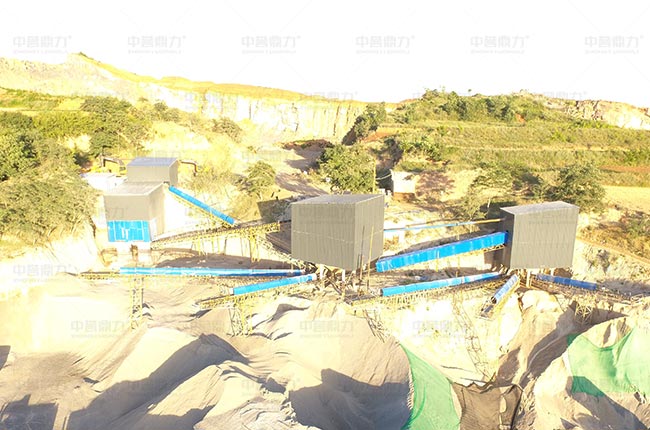 三門(mén)峽時(shí)產(chǎn)300噸砂石生產(chǎn)線