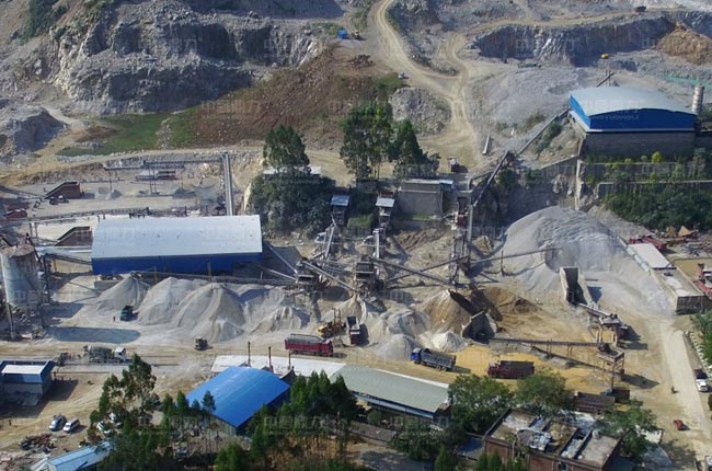 柳州祥云建材時(shí)產(chǎn)500噸石料生產(chǎn)線