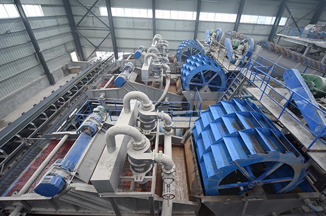 機(jī)制砂清洗車間