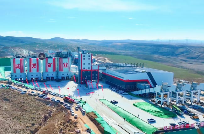 年產(chǎn)600萬噸砂石骨料生產(chǎn)線使用現(xiàn)場