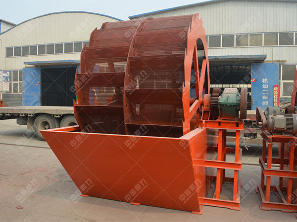 輪斗式洗砂機實拍圖展示3