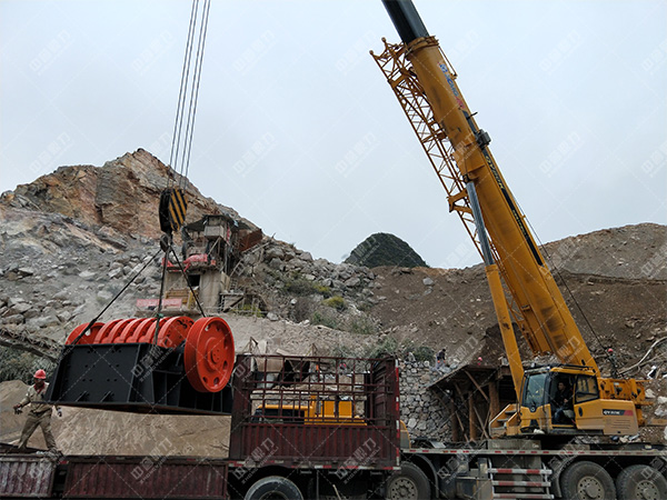 破石機安裝