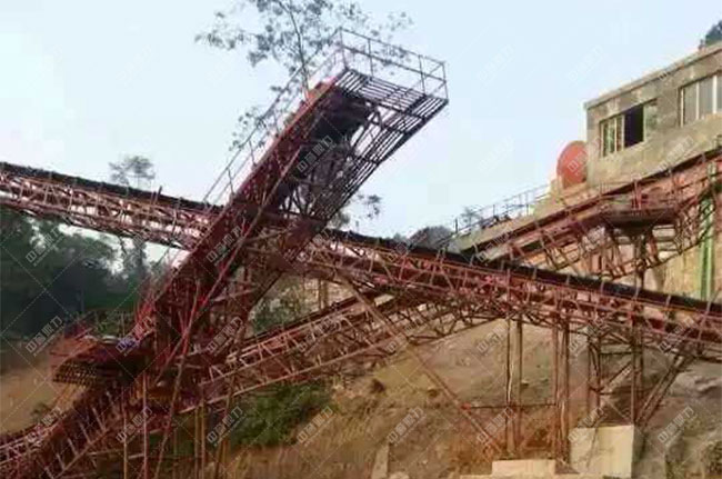 貴州遵義湄潭縣時(shí)產(chǎn)500噸砂石生產(chǎn)線現(xiàn)場(chǎng)案例展示3