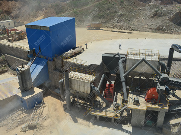 河北邢臺臨城時產(chǎn)800噸水泥骨料生產(chǎn)線