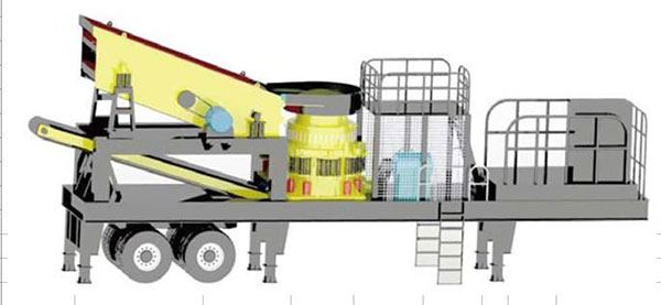 輪胎式移動破碎機(jī)