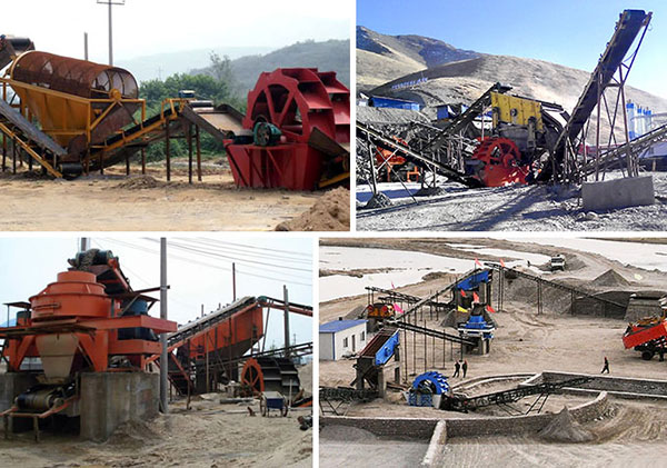 一小時100噸左右的洗砂機