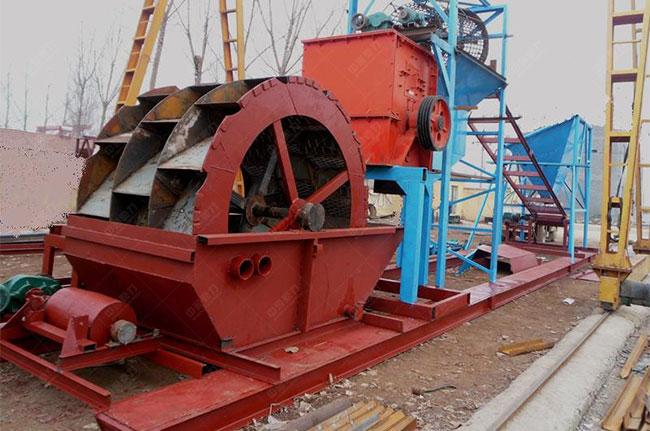 輪式水洗砂機械 輪式水洗砂機械