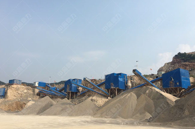 山西潞城翔泰建材時產(chǎn)800噸石料生產(chǎn)線