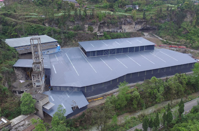 四川內(nèi)江越溪水泥時產(chǎn)500噸石料生產(chǎn)線