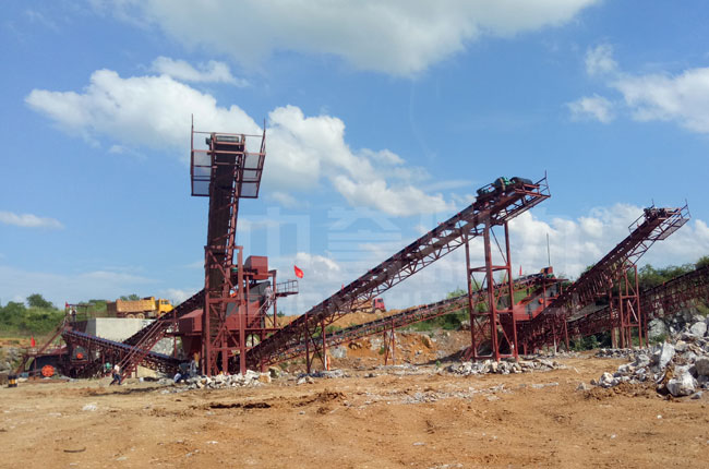 湖南意達(dá)采石場日產(chǎn)2000噸砂石生產(chǎn)線