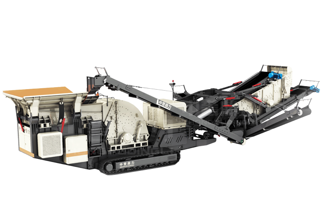 移動(dòng)式破碎篩分一體機(jī) 履帶式移動(dòng)破碎篩分站設(shè)備